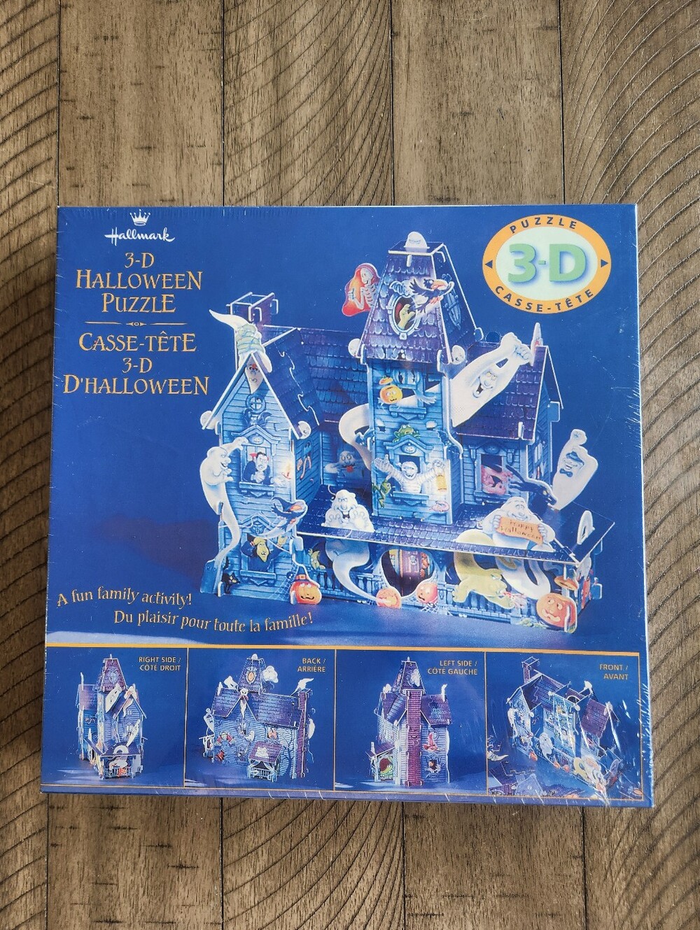 Hallmark 3D Halloween Puzzle Spooky Victorian Haunted House Casse Tête USA New